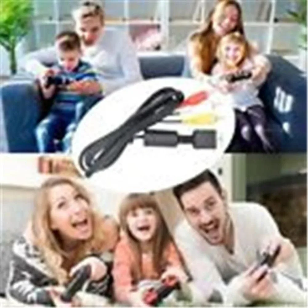 New 6 Feet RCA AV Audio Video Composite Cable Cord for Sony PS1 PS2 PS3 PS3 Slim
